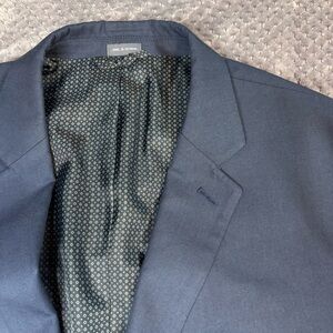 Madison Navy Blazer with Patterned Lining